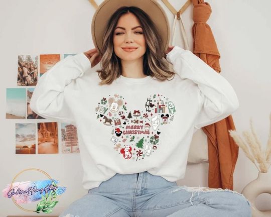 Discover Mickey Christmas Sweatshirt,Disney Christmas 2022 Sweatshirt,Disney Christmas Sweaters