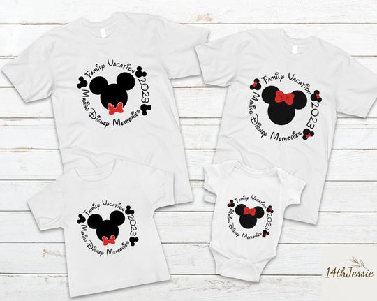 Discover Disney Family Vacation 2023 Custom Shirt