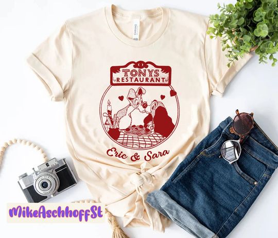 Lady and the Tramp Shirt, Disney Matching Shirt, His Lady Her Tramp, Disney Couple Shirt