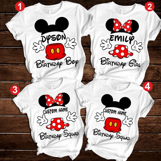 Family Birthday Matching Shirts, Family Disney Birthday Family Shirt