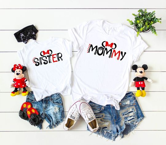 Mommy and me Disney shirts Outfits, Disney Family Shirts