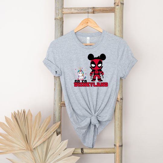 Marvel, Deadpool, Disney Couple Shirt