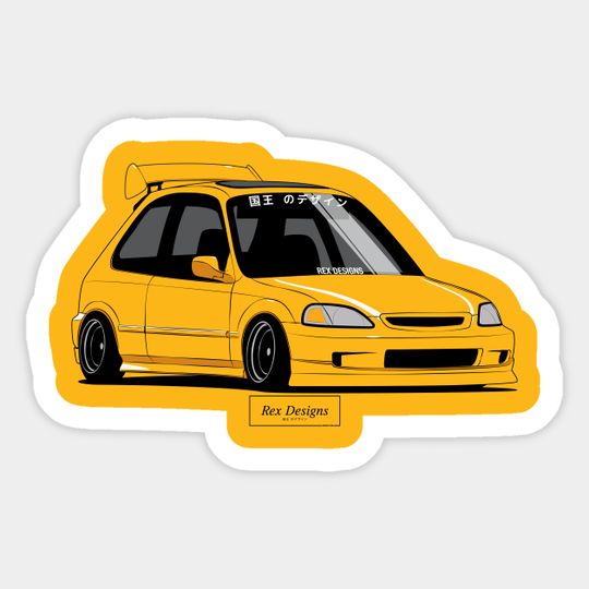 Honda Civic EK Hatch - Civic - Sticker
