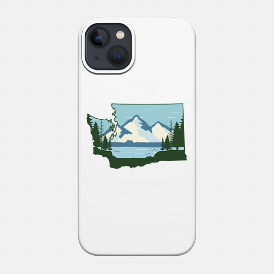 PNW Washington State - Pacific Northwest - Phone Case
