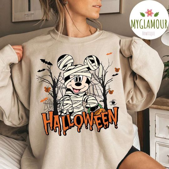 Disney Mickey Mummy Custume Halloween Sweatshirt