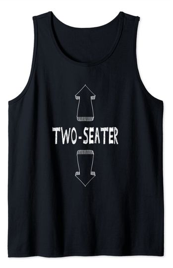 Funny Offensive Meme Tank Top Two-Seater