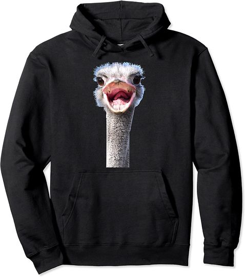 Goofy Ostrich Hoodie Sweatshirt