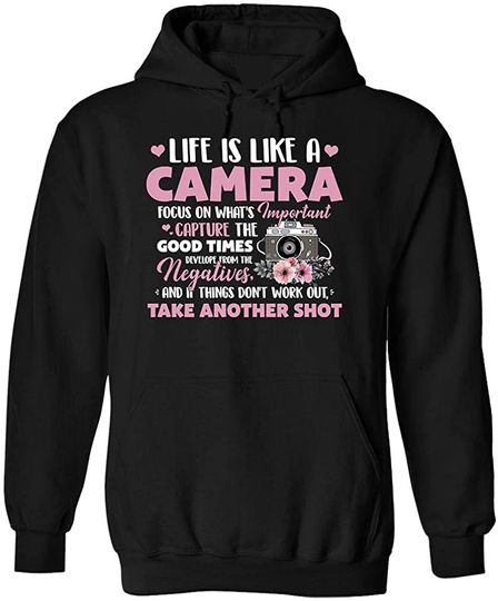 Life Is Like A Camera Tank Top Photographer Photography Cute