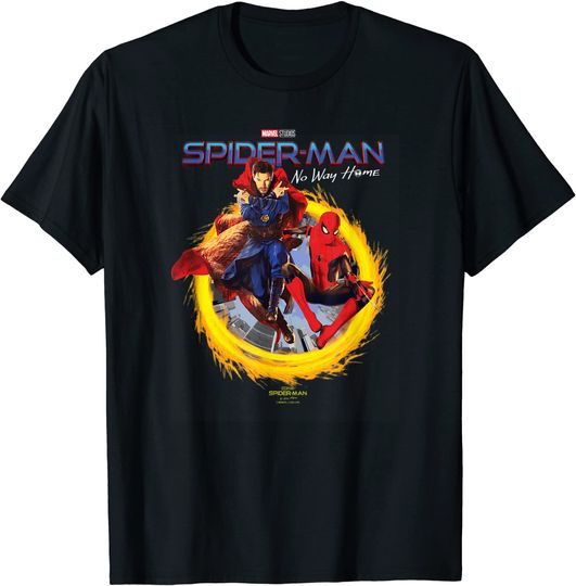 Marvel Spider-Man No Way Home Spidey Doctor Strange Poster T-Shirt