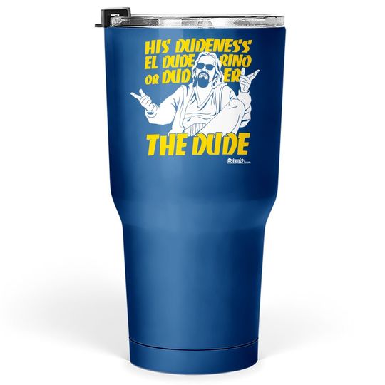 The Big Lebowski The Dude  tumbler 30 Oz