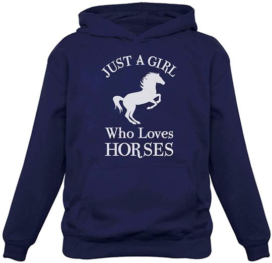 Discover A Girl Who Loves Horses  Women Hoodie