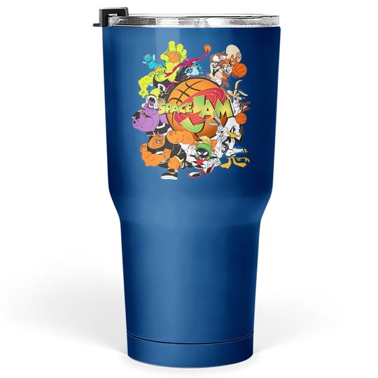 Space Jam Tune Squad Marvin & Bugs Bunny Teenage Tumbler 30 Oz New Clothes Black