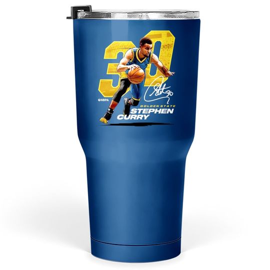 500 Level Steph Curry Golden State Basketball Tumbler 30 Oz