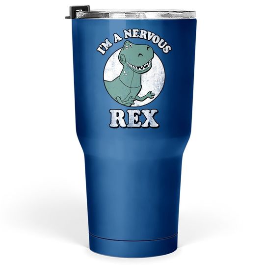 Pixar Toy Story I'm A Nervous Rex Dinosaur Tumbler 30 Oz