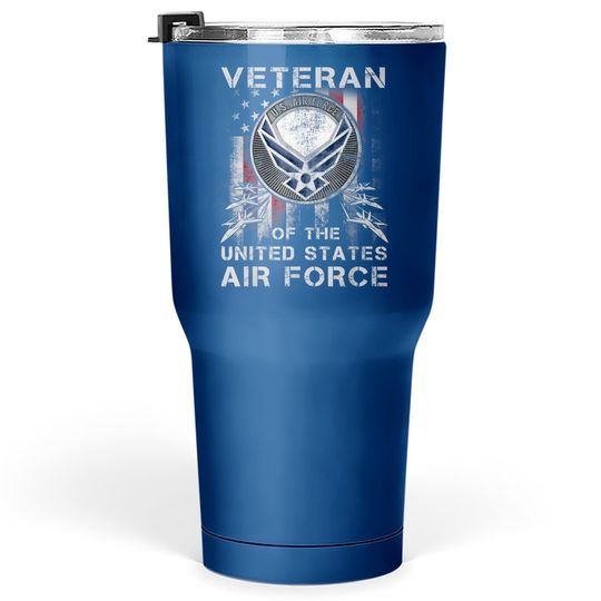 Veteran Of The U.s Air Force Vintage Tumbler 30 Oz