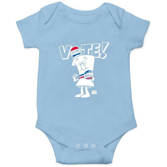 Ripple Junction Schoolhouse Rock Vote With Bill Adult Baby Bodysuit
