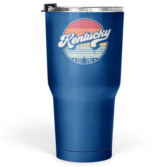 Retro Kentucky Home State Tumbler 30 Oz