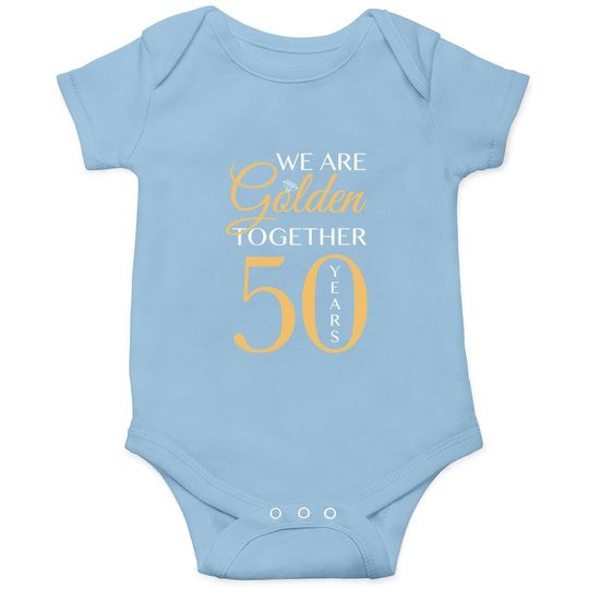 Romantic Baby Bodysuit For Couples - 50th Wedding Anniversary Premium Baby Bodysuit