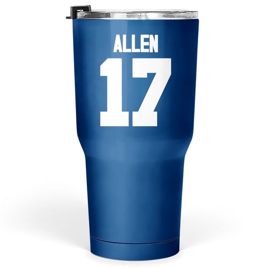 Josh Allen Royal Buffalo Bills Big & Tall Player Name & Number Tumbler 30 Oz