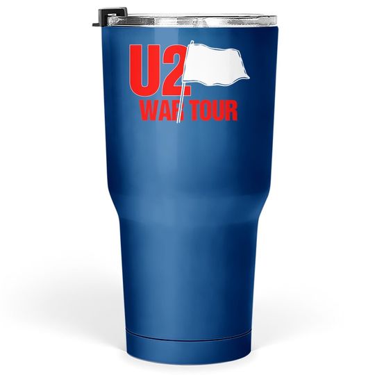 U2 War Tour Vintage 1983 Black Concert Tumbler 30 Oz