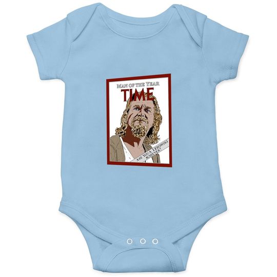 The Big Lebowski Time Man Of The Year The Dude Baby Bodysuit