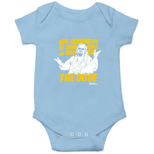The Big Lebowski The Dude  baby Bodysuit