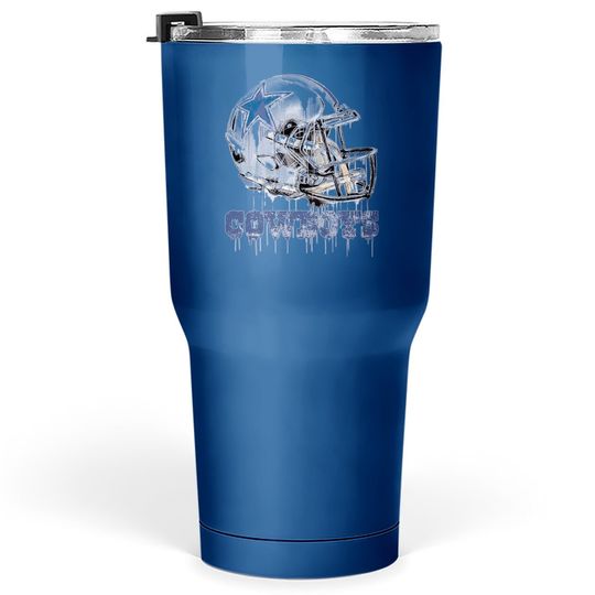 Dallas Cowboys Drip Helmet Tumbler 30 Oz