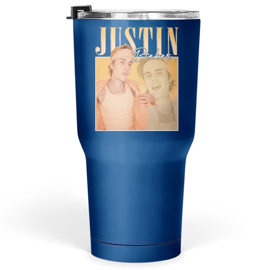 Vintage Justin Bieber Homage Tumbler 30 Oz