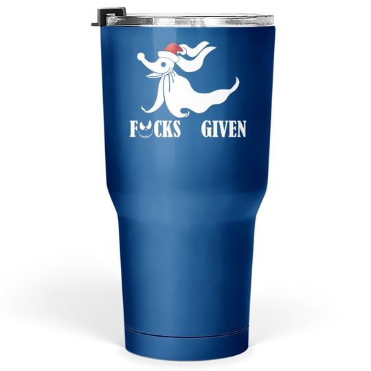 F.u.c.k Given Zero Nightmare Before Christmas Santa Hat Tumbler 30 Oz Tumbler 30 Oz