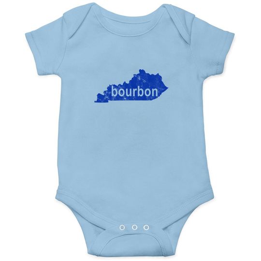 Kentucky Bourbon Baby Bodysuit Distressed Ky Home Of Bourbon Baby Bodysuit