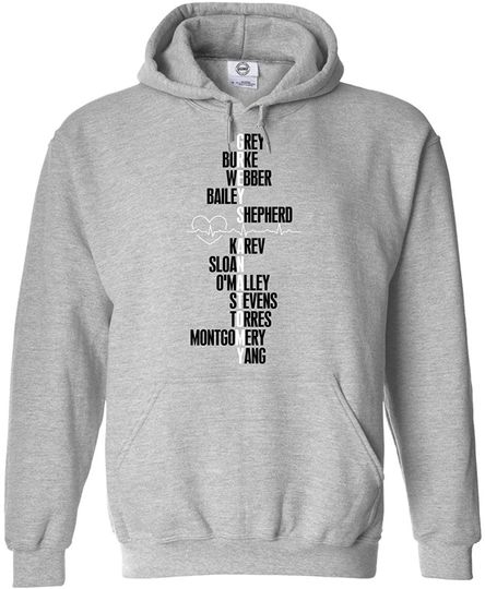 Greys Anatomy Hoodie Grey's cast