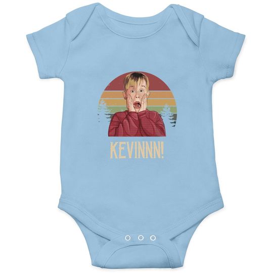 Home Alone Kevin Mccallister Kevinnn! Circle Baby Bodysuit