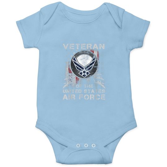Veteran Of The U.s Air Force Vintage Baby Bodysuit