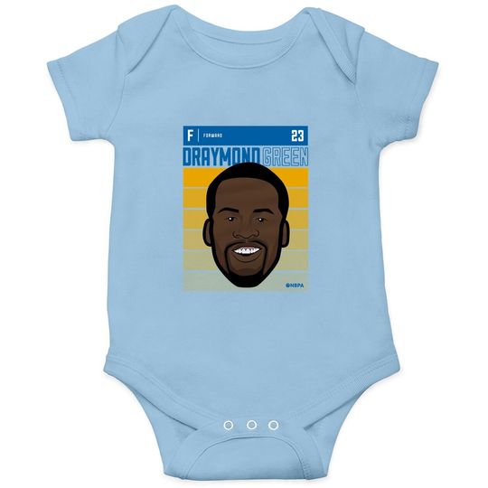 Draymond Green Cotton Golden State Basketball Draymond Green Baby Bodysuit