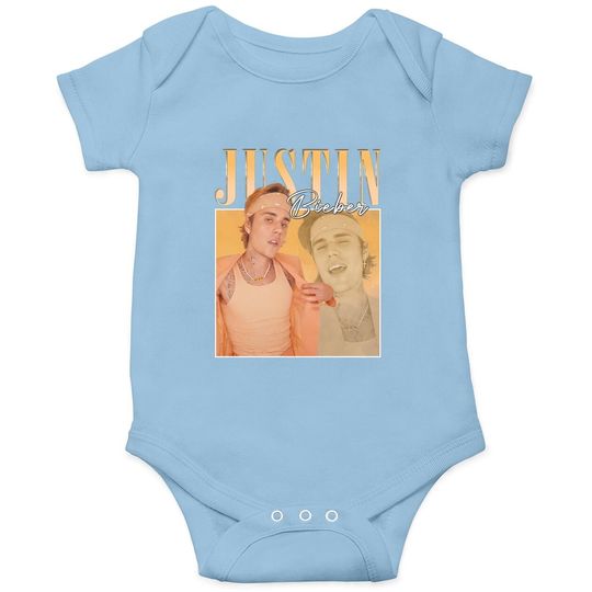 Vintage Justin Bieber Homage Baby Bodysuit