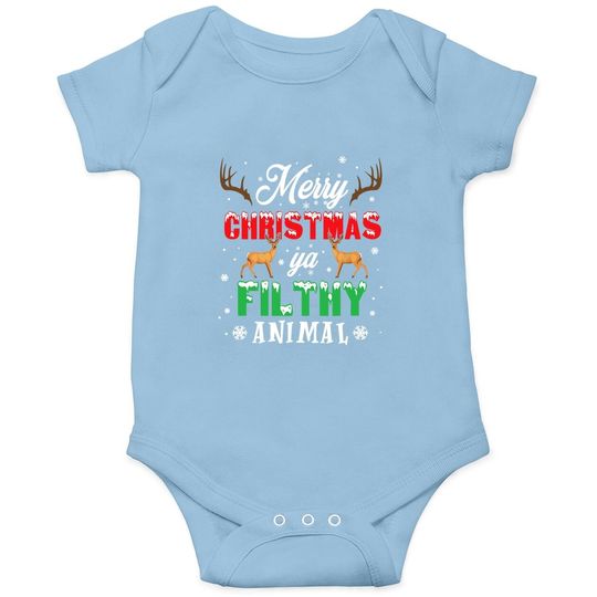 Home Alone Merry Christmas You Filty Animal Baby Bodysuit