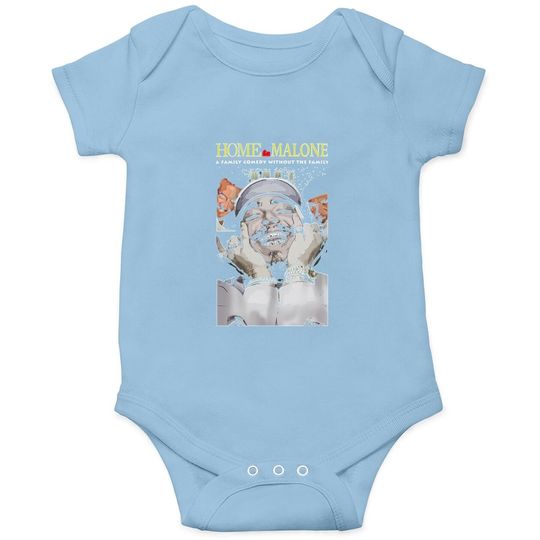 Home Malone Spoof Home Alone Parody Rockstar Baby Bodysuit