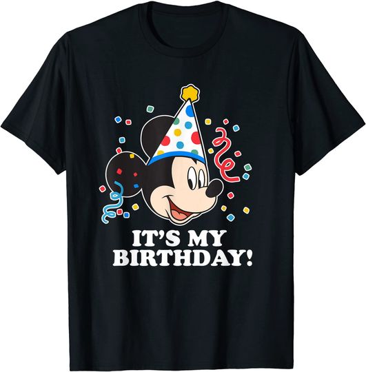 Disney Mickey Mouse Its My Birthday T-Shirt