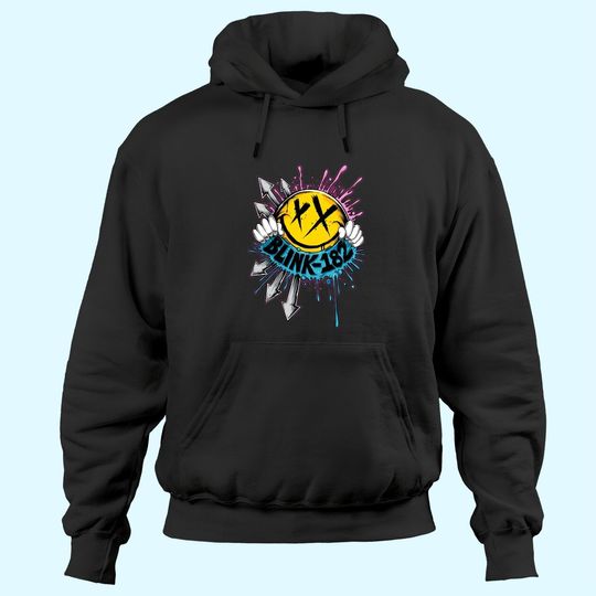 Blink-182 Logo Watercolor Art Hoodies