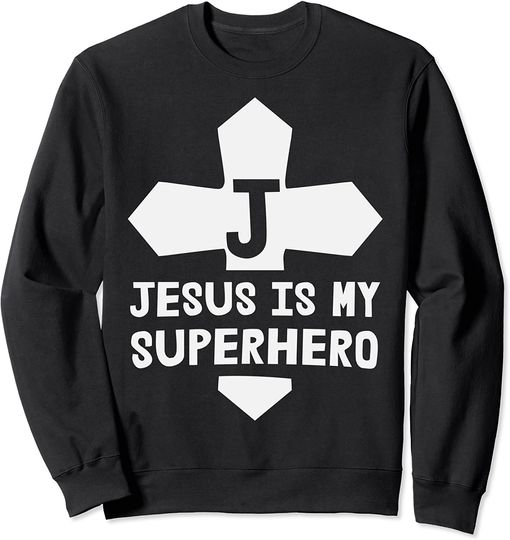 Jesus is My God Christian Christmas Tee Faith Christ Cross Sweatshirt