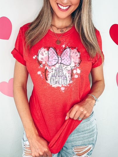 Minnie Mouse Valentine's Day Shirt| Disney Shirts| Unisex Fit