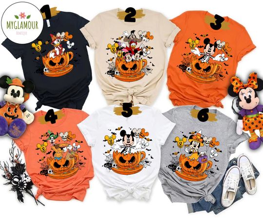 Disney Halloween Disney Pumpkin Shirt