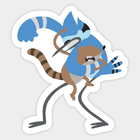 Minimal Regular Show - Regular Show - Sticker