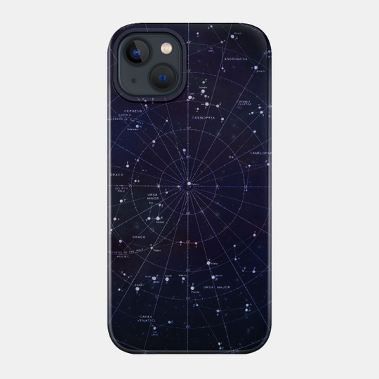 Astrology Constellation Galaxy Pattern Tapestry - Galaxy - Phone Case