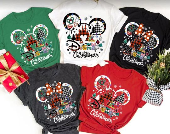 Discover Disney Christmas Family Shirt, Mickey Minnie Christmas Shirt