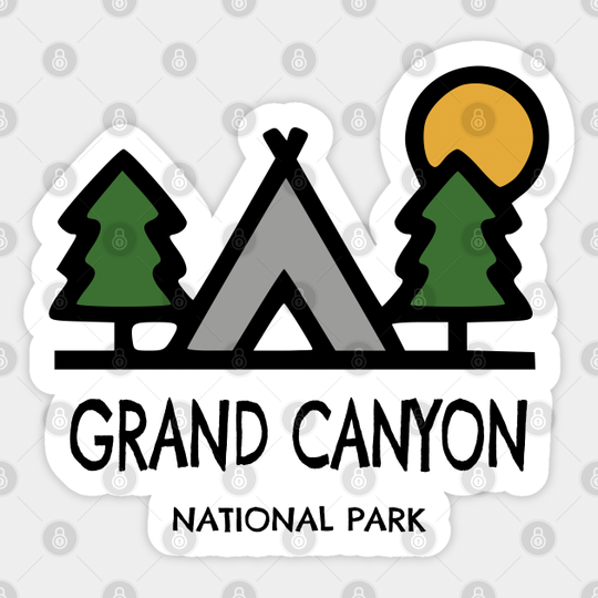 Grand Canyon National Park - Grand Canyon - Sticker
