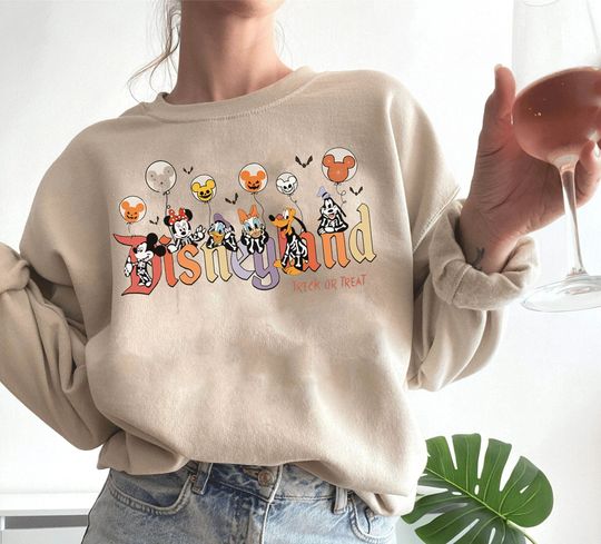 Vintage Disneyland Halloween Sweatshirt