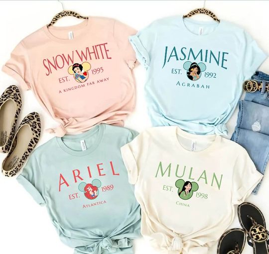 Disney Princess Shirt, Princess Shirt, Disney Trip Shirt, Disney Character Tee, Disney Belle