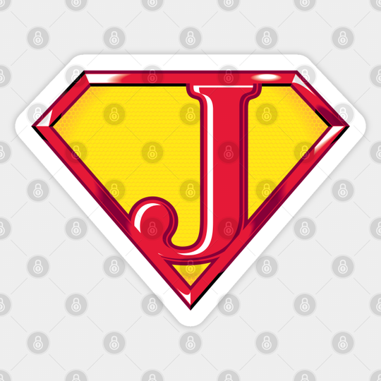 Super J - Superman - Sticker