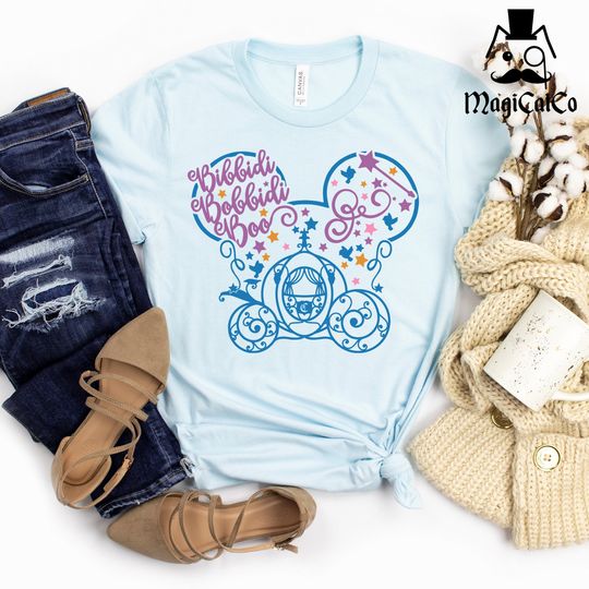 Bibbidi Bobbidi Boo Carriage Shirt, Disney Shirt, Disneyland Shirt, Cinde Shirt, Disney Shirt